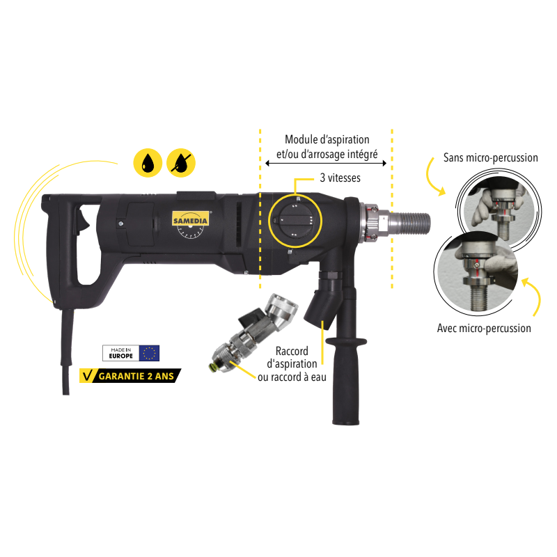 CAROTTEUSE PORTATIVE SAMEDIA DMP-500